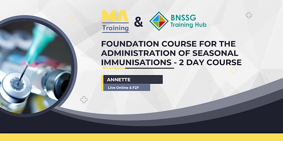 Foundation course for the administration of seasonal immunisations